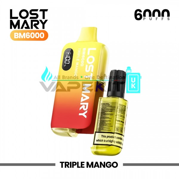 Lost Mary BM6000 Triple Mango Prefilled Pod Vape Kit