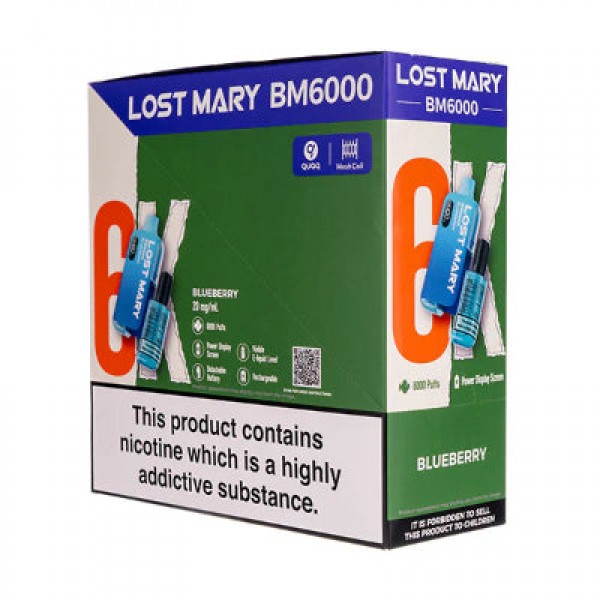 Lost Mary BM6000 Prefilled Vape Pack of 5