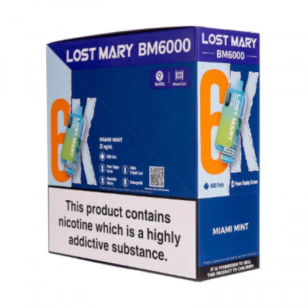 Lost Mary BM6000 Prefilled Vape Pack of 5