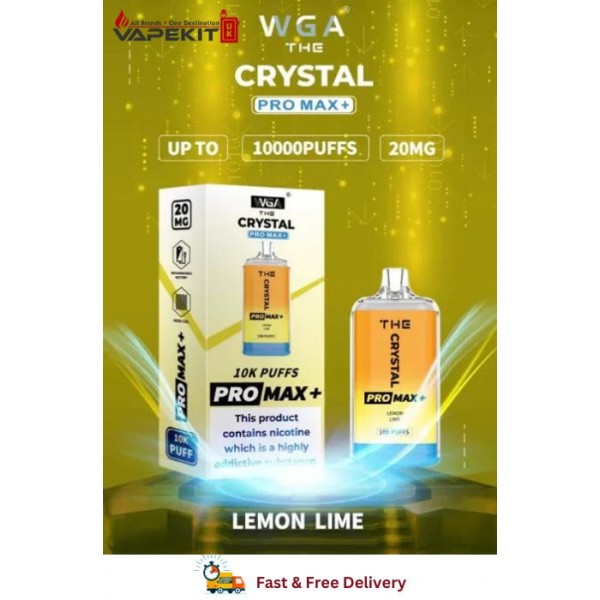 Lemon Lime Crystal Pro Max 10k Prefilled Vape 10 Pack