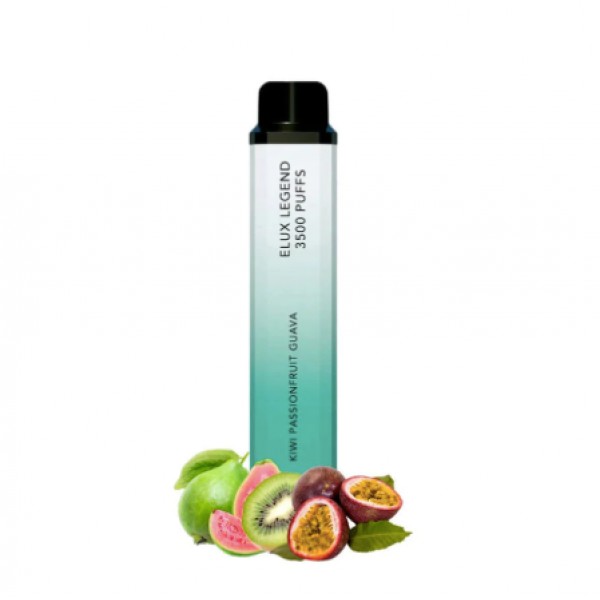 Kiwi Passionfruit Guava Elux Legend 3500 Puffs - Box of 10