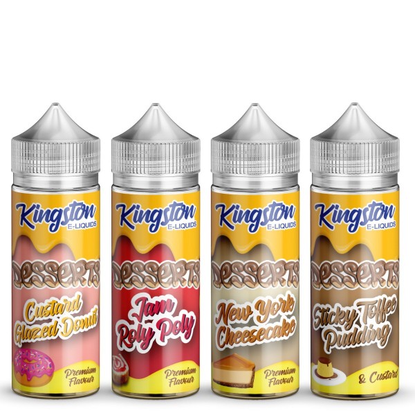 KINGSTON DESSERT 100ML E-LIQUID SHORTFILLS