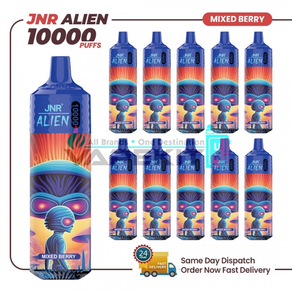 JNR Alien Mixed Berries 10000 Puffs Prefilled Vape