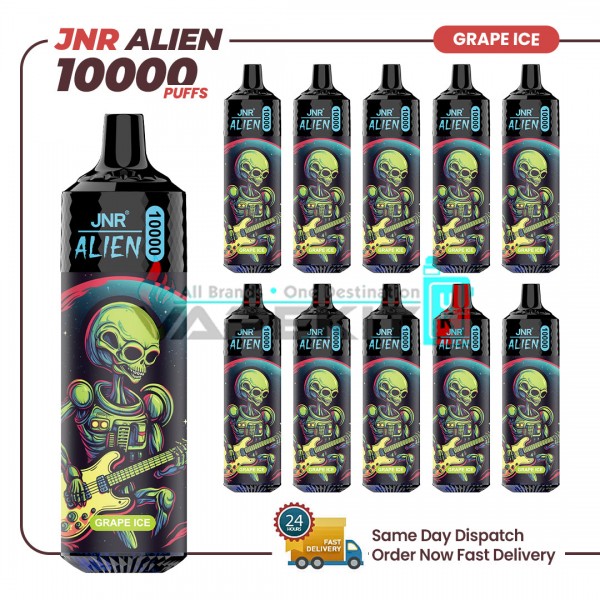 JNR Alien Grape Ice 10000 Puffs Prefilled Vape