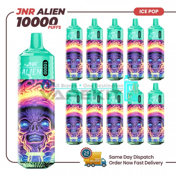 JNR Alien Ice Pop 10000 Puffs Prefilled Vape