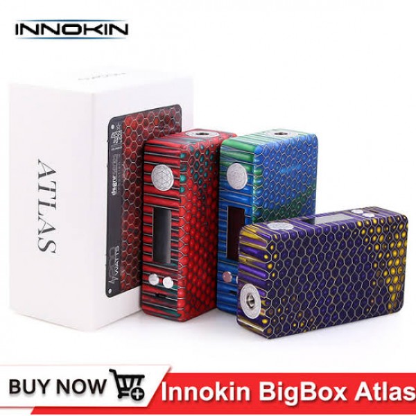 INNOKIN Big Box Atlas 200W Vape Mod Honeycomb BigBox 100% Authenic All Colours
