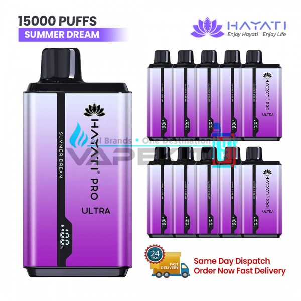 Hayati Pro Ultra Summer Dream 15000 Puffs Prefilled Vape