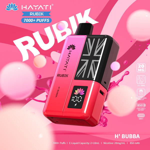 Hayati Rubik 7000 Prefilled Vape Kit