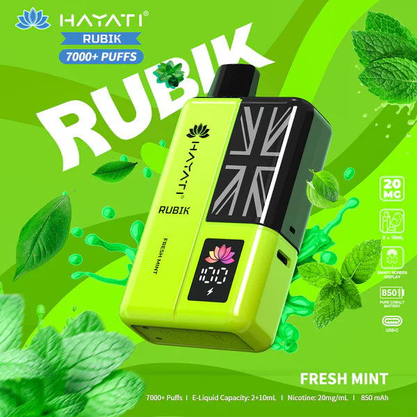 Hayati Rubik 7000 Prefilled Vape Kit