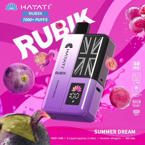 Hayati Rubik 7000 Prefilled Vape Kit
