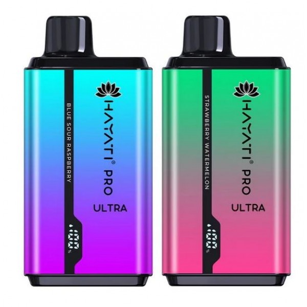 Hayati Pro Ultra 15000 Puffs Zero Nicotine Box of 10 Vapes