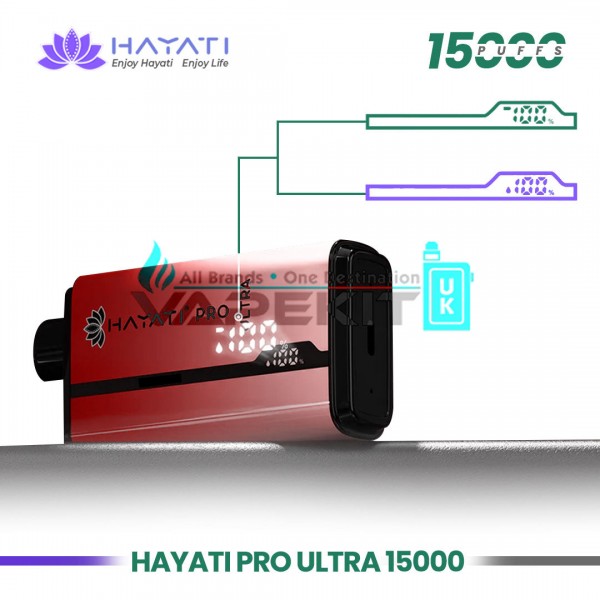 Hayati Pro Ultra 15000 Box of 10 -