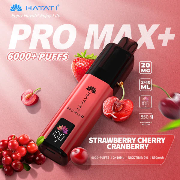 Hayati Pro Max+ 6000 Puffs Box of 5 (Just 