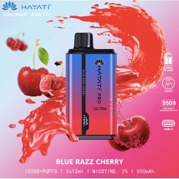 Hayati Pro Ultra 15000 Puffs Prefilled Vape (Just 