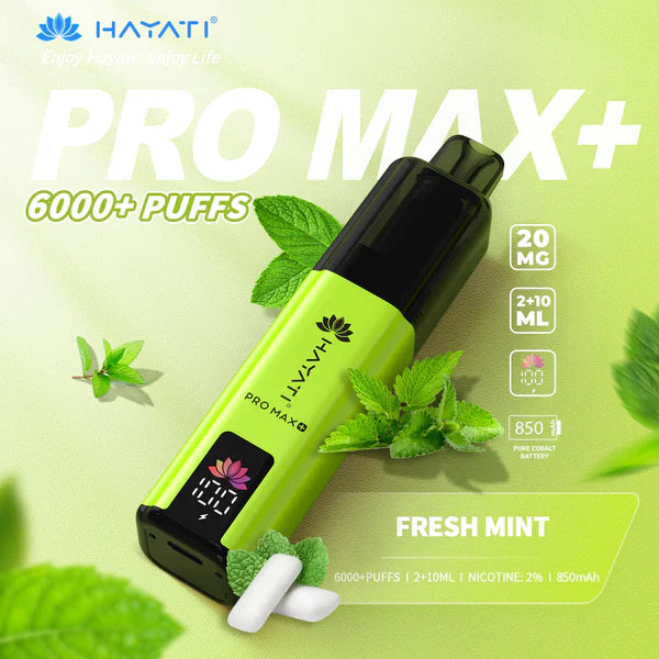 Hayati Pro Max+ 6000 Puffs Box of 5 (Just 