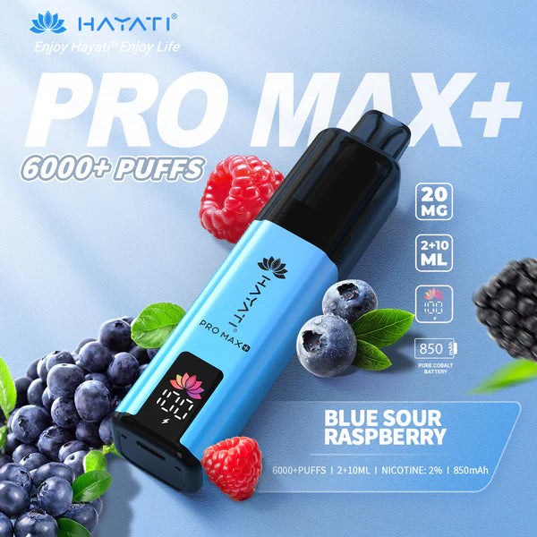 Hayati Pro Max+ 6000 Puffs Box of 5 (Just 
