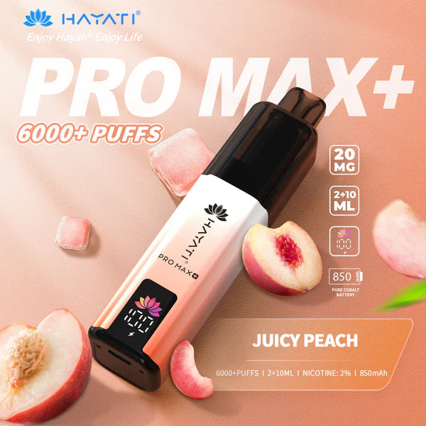 Hayati Pro Max+ 6000 Puffs Box of 5 (Just 