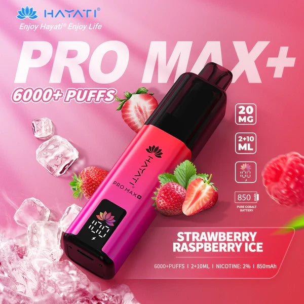 Hayati Pro Max+ 6000 Puffs Box of 5 (Just 