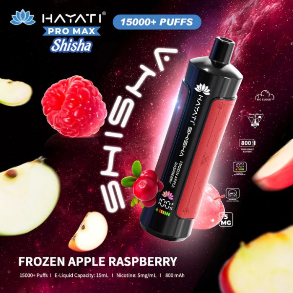 Hayati Pro Max Shisha 15000+ Prefilled Vape Puffs
