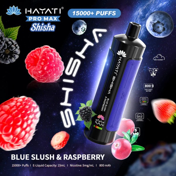 Hayati Pro Max Shisha 15000+ Prefilled Vape Puffs