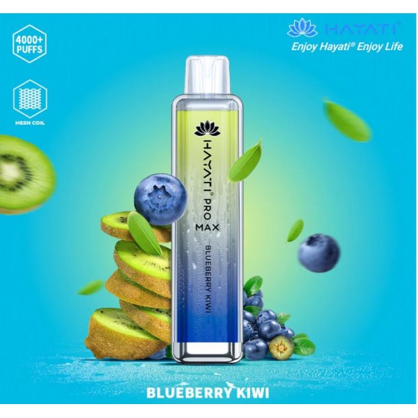 Hayati Pro Max 4000 Blueberry Kiwi Prefilled Vape