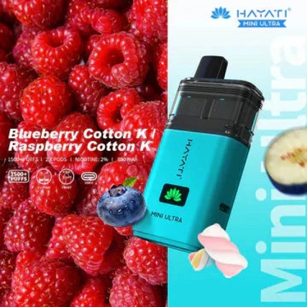 Hayati Mini Ultra 1500 Prefilled Vape (Box of 5)