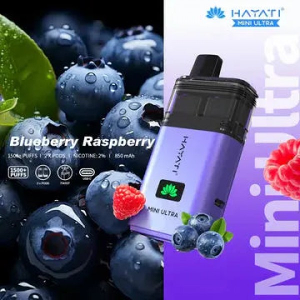 Hayati Mini Ultra 1500 Prefilled Vape (Box of 5)