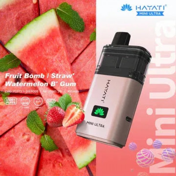 Hayati Mini Ultra 1500 Prefilled Vape (Box of 5)