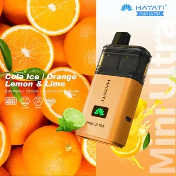 Hayati Mini Ultra 1500 Prefilled Vape (Box of 5)