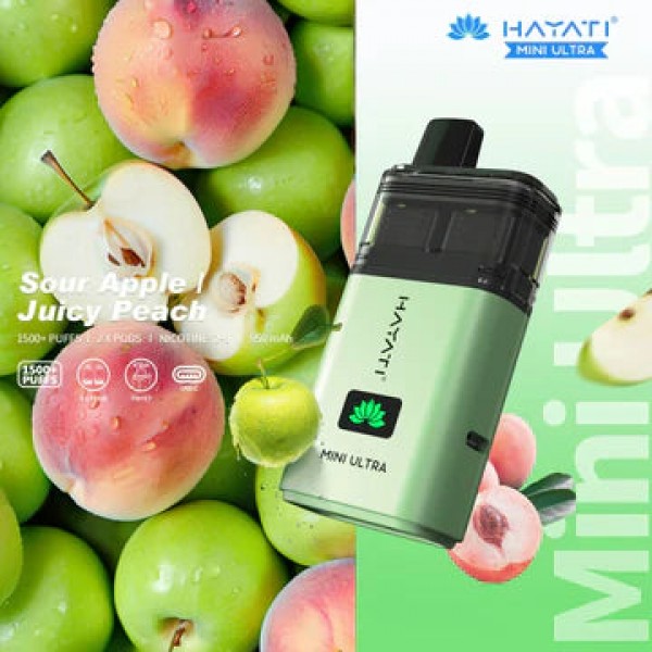 Hayati Mini Ultra 1500 Prefilled Vape (Box of 5)