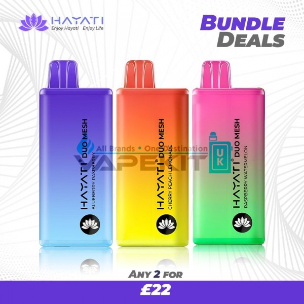 Hayati Duo Mesh 7000 Puffs Prefilled Vape (Just 