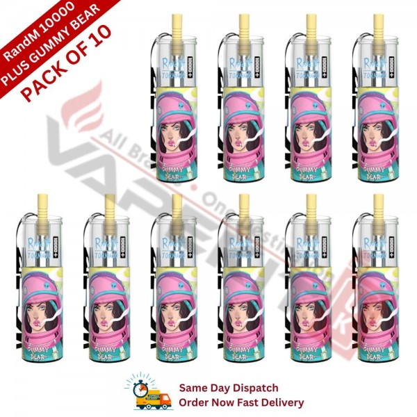 Gummy Bear Randm Vape 10000 Plus Puffs Bars