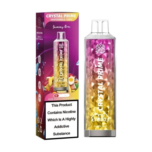 Gummy Bear Crystal Prime 7000 Puffs: Buy at Just