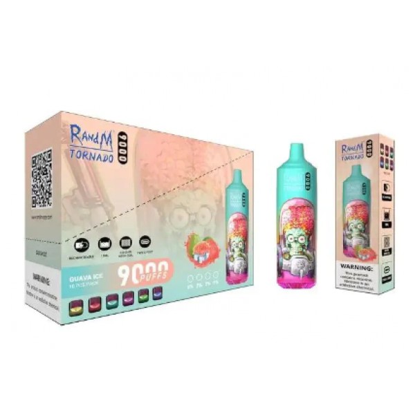 Guava Ice Randm Tornado 9000 Puff Bar