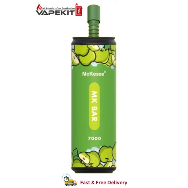 Green Apple Ice MK Bar 7000 Puffs Prefilled Vape