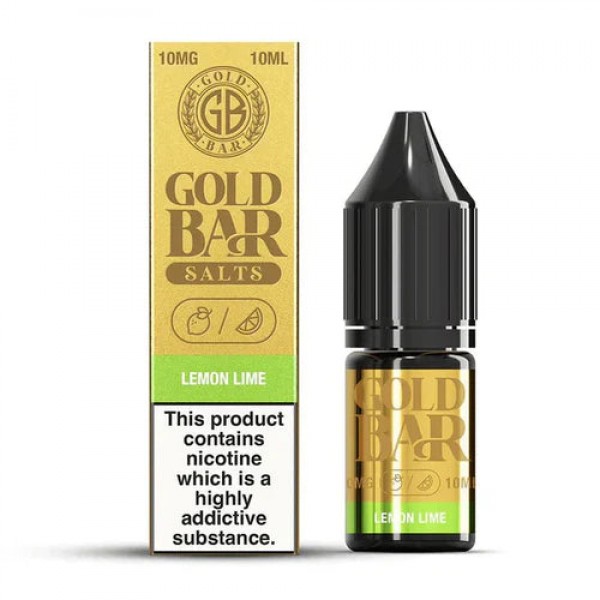 Gold Bar Nic Salts 10ml E-Liquids Box of 10