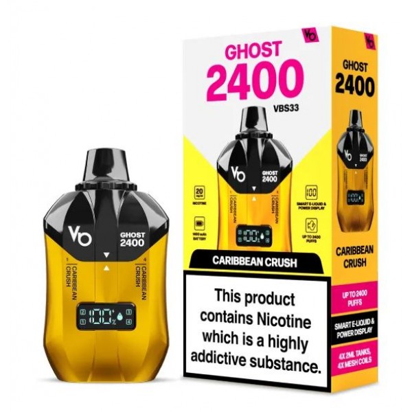 Ghost 2400 Caribbean Crush Prefilled by Vapes Bars