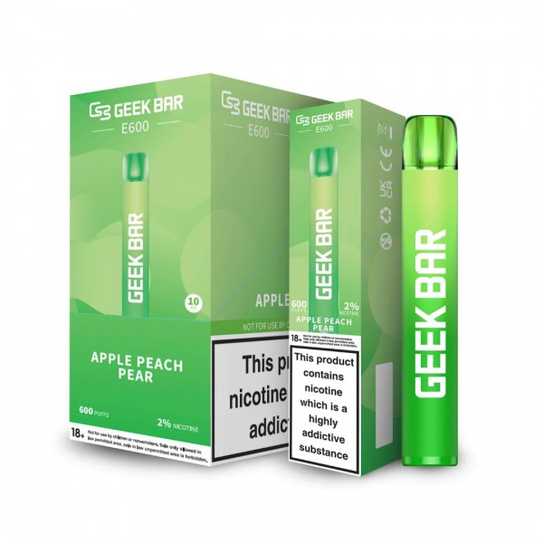 Geek Bar E600 Puffs Prefilled Vape 20mg