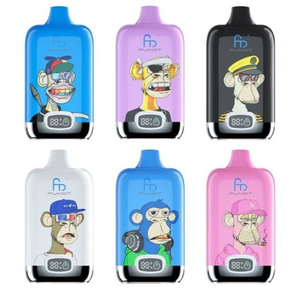 Fumot Digital Box 12000 Puffs Peach Ice Vape