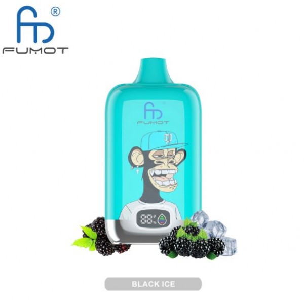 Fumot Digital Box 12000 Puffs Black Ice Prefilled Vape-