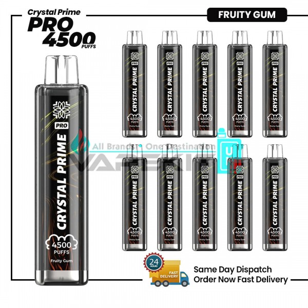 Fruity Gum Crystal Prime Pro 4500 Prefilled Vape Pod Device