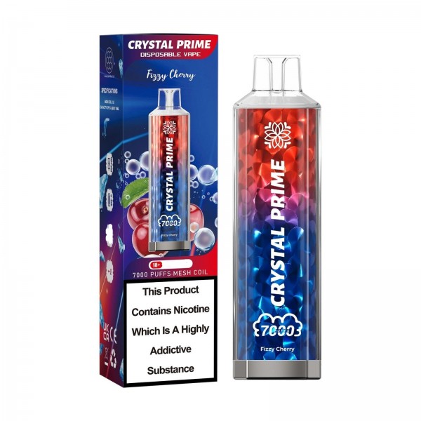 Fizzy Cherry Crystal Prime 7000 Puffs