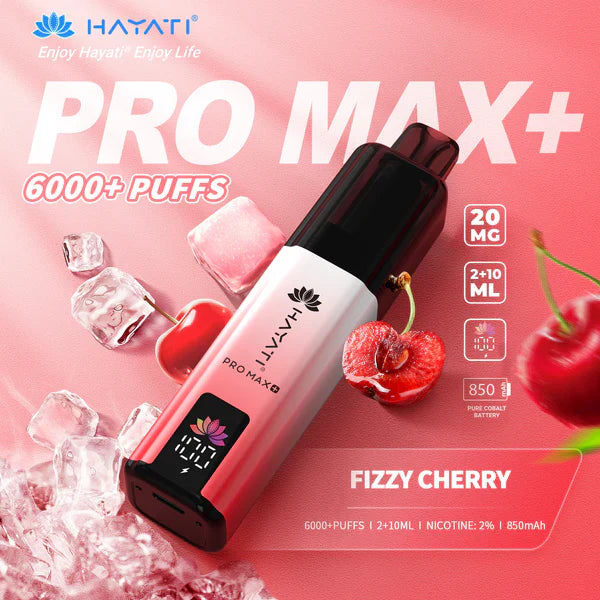 Fizzy Cherry Hayati Pro Max Plus 6000 | Buy Only 