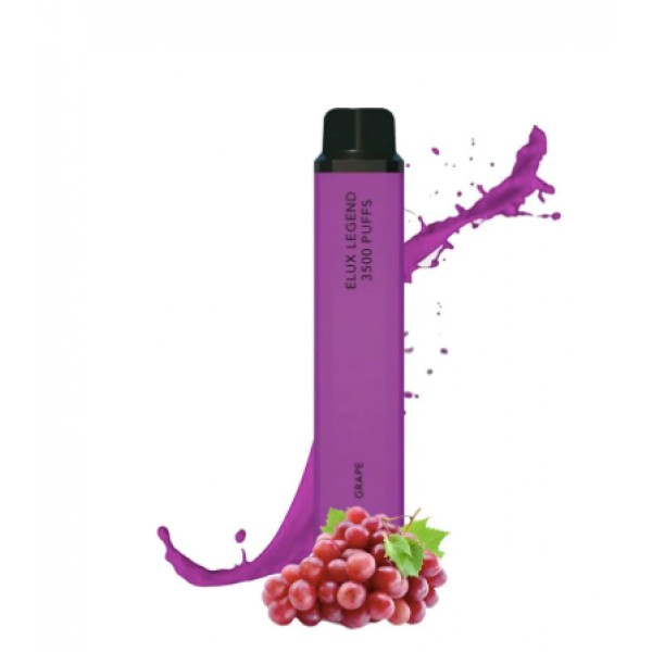 Elux Legend 3500 Puffs Grape Prefilled Vape Kit UK (Box of 10)