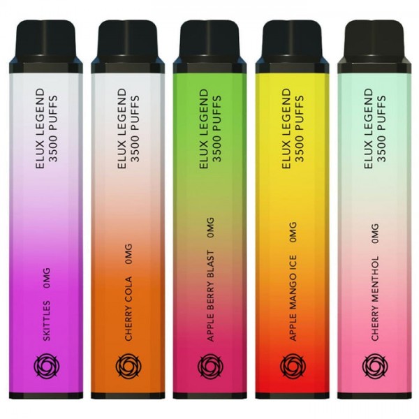 Elux Legend 3500 Puffs 0MG (Nicotine-Free Vape): Best Price Available