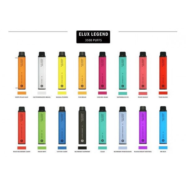 Elux Legend 3500 Puffs 0MG (Nicotine-Free Vape): Best Price Available