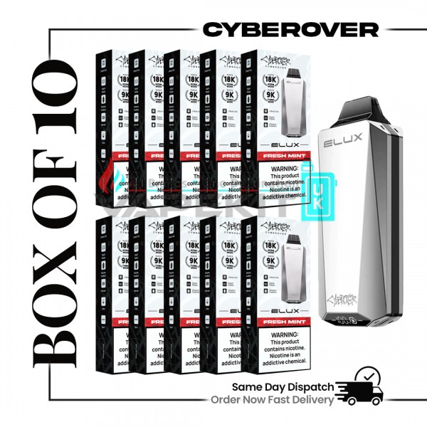 Elux Cyberover 15k Fresh Mint Puffs Prefilled Vape