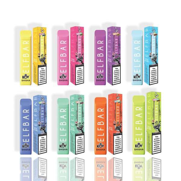ELF BAR KOV SHISHA NC600 Prefilled Vape