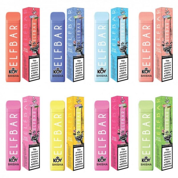 ELF BAR KOV SHISHA NC600 Prefilled Vape
