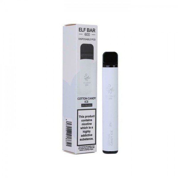 ELF BAR COTTON CANDY ICE PREFILLED POD DEVICE